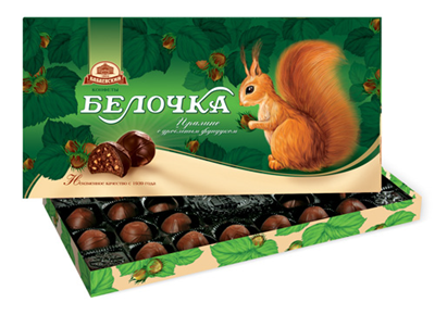 Picture of BABAEVSKI BELOCHKA CHOCOLATES BOX 400G