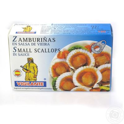 Picture of VIGILANTE SCALLOPS IN SAUCE 115G