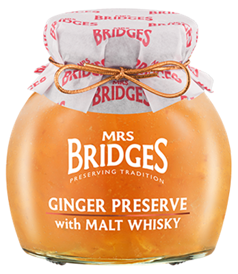 Picture of Mrs B GINGER PRESERVE WITH WHISKY 340G (ONLINE ONLY) 