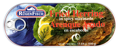 Picture of RUGEN FRIED HERRINGS 500G