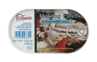Picture of RUGEN HERRING IN HOARSE RADISH 200G