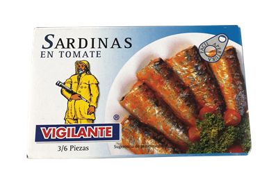 Picture of VIGELANTE SARDINES TOMATO 120G