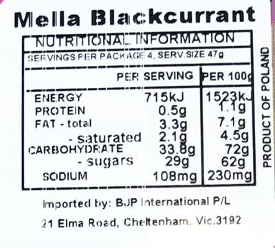Picture of GOPLANA BLACK CURRANT  JELLY IN CHOCOLATE  190G