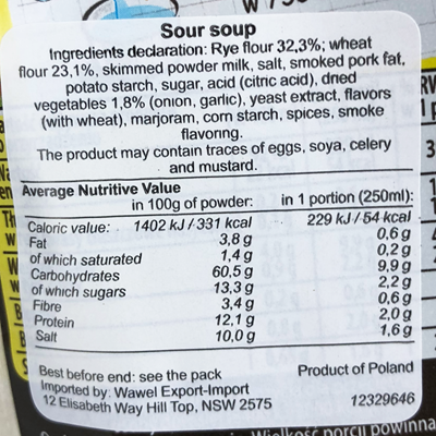 Picture of WINARY SOUR SOUP 40G