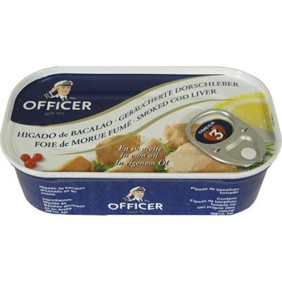 Picture of OFFICER SMOKED COD LIVER 120G