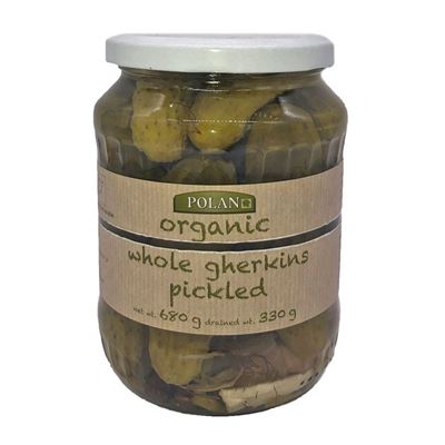 Picture of POLAN ORGANIC GHERKINS 680G