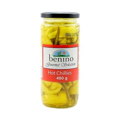 Picture of BENINO HOT CHILLIES 480G