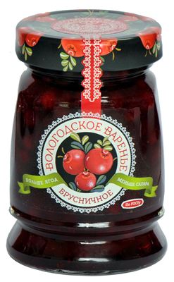 Picture of VOLOGODSKY LINGOBERRY PRESERVE 370G