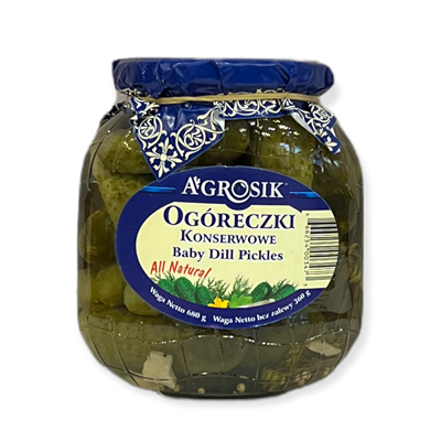 Picture of AGROSIK BABY DILL PICKLES 680 G