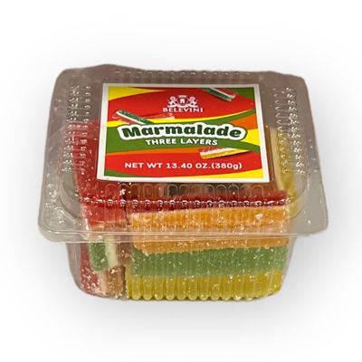 Picture of BELEVINI MARMALADE THREE LAYER 380G