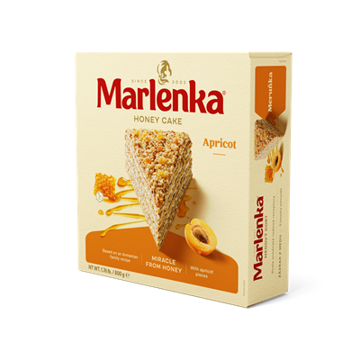 Picture of MARLENKA HONEY CAKE APRICOT 800G