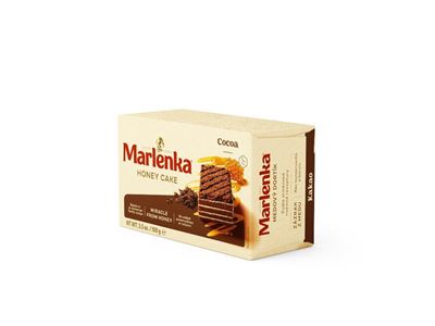 Picture of MARLENKA HONEY CAKE SLICE COCOA 100G