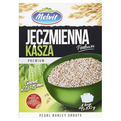 Picture of MELVIT PEARL BARLEY BOIL BAGS 400G