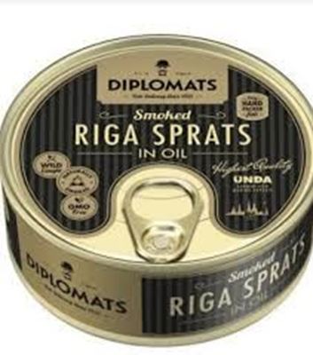 Picture of DIPLOMAT SMOKED SPRATS IN OIL 160G