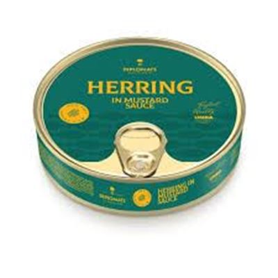 Picture of DIPLOMATS HERRING IN MUSTARD 160G