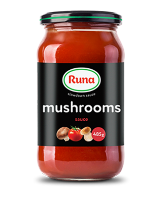 Picture of RUNA TOMATO SAUCE W/MUSHROOMS 485G