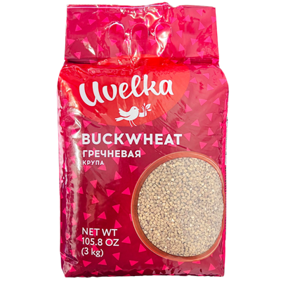 Picture of UVELKA ROASTED BUCKWHEAT 3KG
